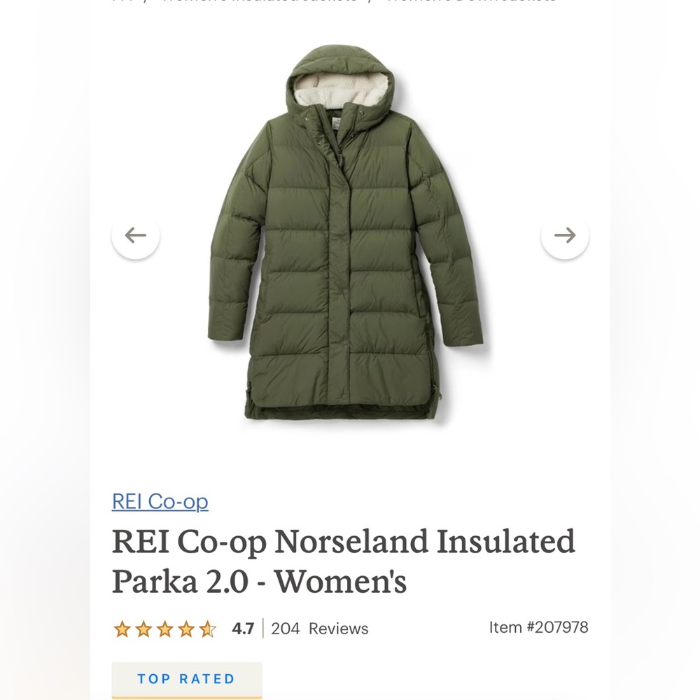 REI Co-op Norseland Insulated Parka 2.0 - Women's Sm
